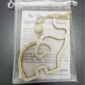Hollow Elephant Style (With Organza Bag And Card) / 1 Set