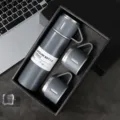 500ml / Bottle With 3 Lids Gift Set / Gray