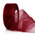 4.0cm Wide x 45m Long / Burgundy