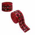 Red & Black Plaid Snowflake Style