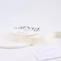 Korean Satin Style / 2.5cm x 4.5m / White