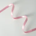 Solid Color Glossy Cotton Ribbon / 1.0cm Pack (20 Yards/Roll) / Rose Pink