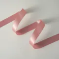 Solid Color Glossy Cotton Ribbon / 2.5cm Pack (20 Yards/Roll) / Pink Mist