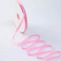 Solid Color Polyester Ribbon / 1.0cm Pack (100 Yards/Roll) / Rose Pink