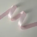 Solid Color Glossy Cotton Ribbon / 2.5cm Pack (20 Yards/Roll) / Ballet Pink