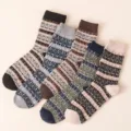 Fine Argyle Style (7196) / 5 Pieces/Pack (Free Size 38-43)