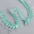 Estilo Regular (314#) / 3.8cm Organza + 2.5cm Poliéster / Verde