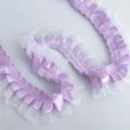 Estilo Regular (430#) / 3.8cm Organza + 2.5cm Poliéster / Púrpura