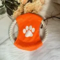 Pfotenabdruck-Stil / 18cm / Orange