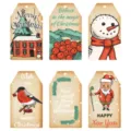 Christmas Tag Style 3 / 60 Sheets/Pack