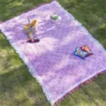 180*260cm / White & Pink Pattern