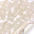 50*70cm / Gold Flower