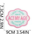 Estilo Eslogan Mi Edad (S24BZ-098-04)
