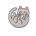 Style Chat Gris Souriant (W17XM-098-17)