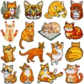 Ensemble D (W17XM-147-YT) / 16 Pièces/Pack