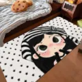60x40cm / Black and White Starry Girl