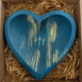 Cœur / Comprend Un Coffret Cadeau Et Des Cartes De Prière / Bleu