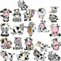 Cow Patch Set (C21NI-244-YT) / 24 Pieces Set