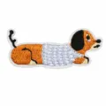Light Blue Sweater Dachshund (W3TH-07-03)