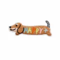 Happy Letter Dachshund (W3TH-07-04)