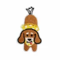 Tongue Out Wreath Dachshund (W3TH-069-13)