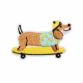 Skateboard Dachshund (W3TH-078-19)