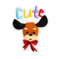 Cute Bow Dachshund (W3TH-082-20)