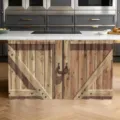 140x82cm (Polyester Stof) / X-003 (Retro Houten Deur)