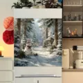 Winter Snowman Cabin (XYJT-011)
