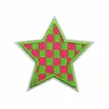 Pink and Green Checkerboard (X29WJ-09-02)