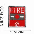 Bouton d'alarme Incendie Manuel (C9JB-125-01) / 6x5cm