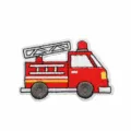 Style Camion de Pompiers (C9JB-098-02) / 4.6x7cm