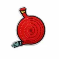 Red Fire Hose Style (C9JB-095-07) / 6x5cm