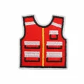 Stile Gilet Vigile del Fuoco Rosso (C9JB-11-13)
