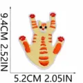 Streckende Katze Stil (W17XM-085-16)