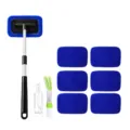 Extendable Pole Cleaning Set (Includes 6 Cloths + Bottle + Brush)