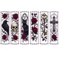 6-delige Set / Gothic Donkere Roos