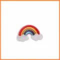Nuvola Semicerchio Arcobaleno A Cinque Colori (X18CH-09-05) / 4.8x3cm