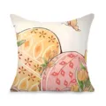 Warmgelbe Illustration Eier (191D) / 45x45 cm