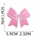 Pink Thread Embroidered Bow Style (X9YT-095-07)
