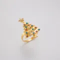 Colorful Rhinestone Christmas Tree
