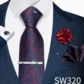 Red Blue Paisley Set (SW320)