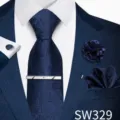 Set Motivo Jacquard Blu Notte (SW329)