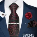 Set Floreale Rosso Nero (SW345)