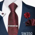 Set Paisley Rosso Nero (SW350)