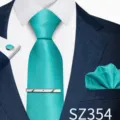 Cyan Green Diamond Jacquard Style (SZ354)