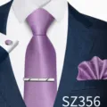 Purple Fine Check Jacquard Style (SZ356)