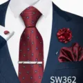 Set Floreale Blu Notte Rosso (SW362)