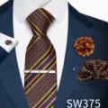 Set a Strisce Arancio Blu Marrone (SW375)