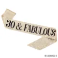 One Size / Gold Glitter 30 & FABULOUS